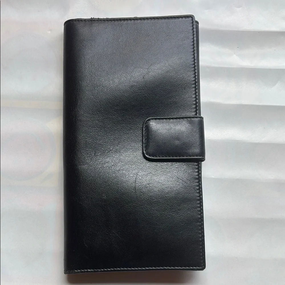 Sleek Black Leather Wallet